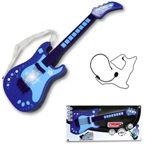 Guitarra Eletrônica Infantil - Azul - Unik Toys