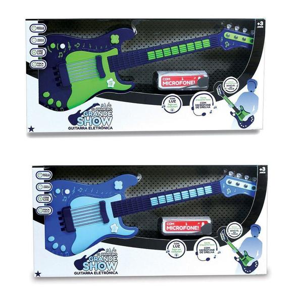 Guitarra Eletrônica Infantil Masculina Unik