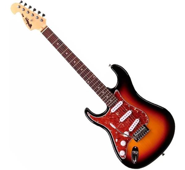 Guitarra Memphis Tagima MG-32 Canhota Vermelho Sunburst