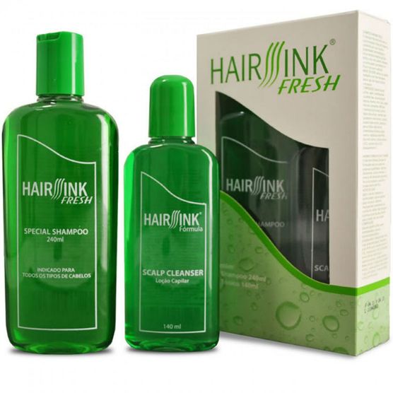 Hair Sink Fresh Tratamento Antiqueda de Cabelos Shampoo 240ml e Tônico Capilar 140ml