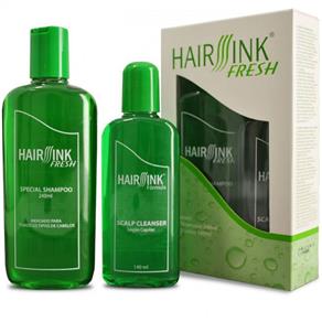 Hair Sink Fresh Tratamento Antiqueda de Cabelos Shampooe Tônico Capilar Hairsink Fresh