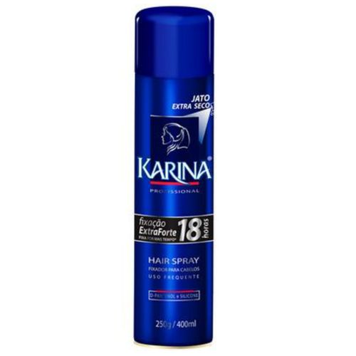 Hair Spray Fixador Karina 400ml Ceramidas Forte
