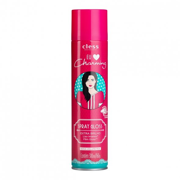 Hair Spray Gloss Charming - 300ml - Cless