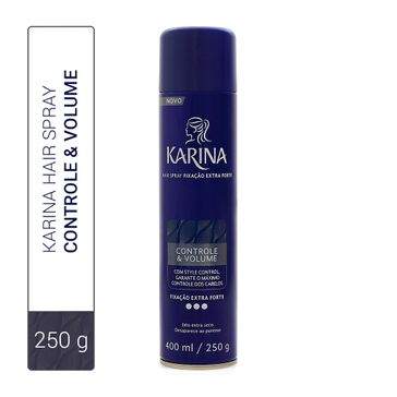 Hair Spray Karina Controle & Volume Fixação Extra Forte 400ml