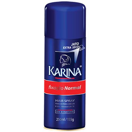 Tudo sobre 'Hair Spray Karina Fixação Normal 250ml'