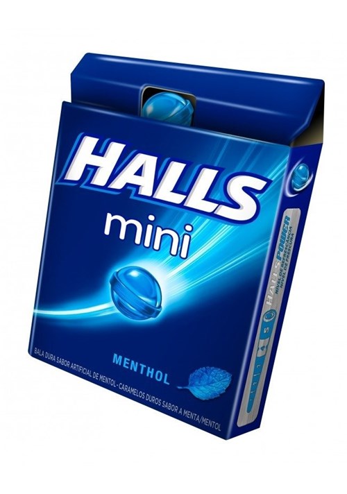 Halls Mini Mentol 15G Zero Açúcar