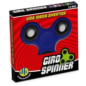 Hand Spinner Anti Stress Certificado - Fidget Giro Spinner - Azul - DTC