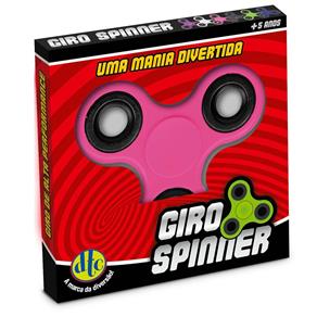 Hand Spinner Anti Stress Certificado - Fidget Giro Spinner - Rosa - DTC