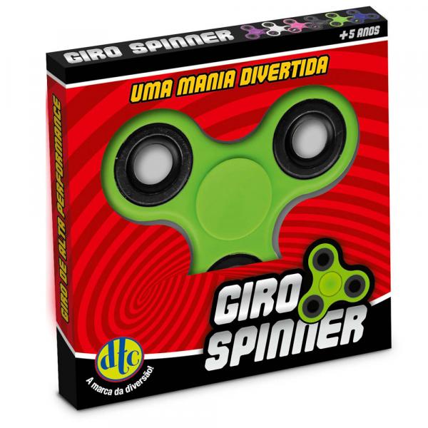 Hand Spinner Anti Stress Certificado - Fidget Giro Spinner - Verde - DTC