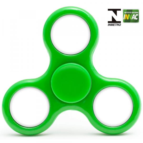 Hand Spinner Anti Stress Certificado - Fidget Spinner Giraluz - Verde - DTC