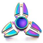 Hand Spinner Fidget de Metal Redondo Colorido Rainbow
