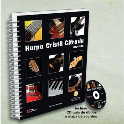 Harpa Cristã Cifrada Completa Inovada - com Cd Guia de Ritmos e Mapa de Acordes
