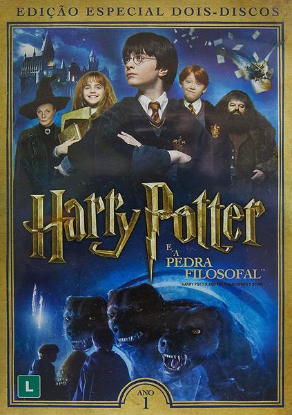Harry Potter e a Pedra Filosofal DVD DUPLO