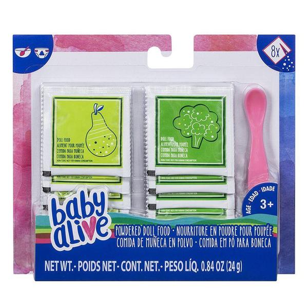 Hasbro Baby Alive Kit Refil Comida em Po E0302