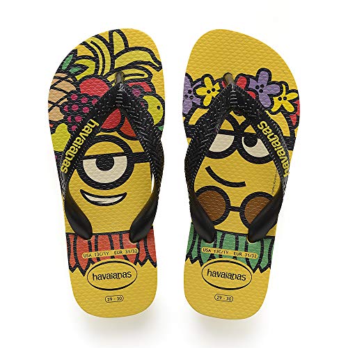 Sandália Havaianas Infantil Minions - Amarelo - 27/28