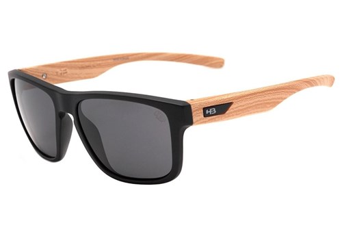 Hb H-Bomb - Óculos de Sol Matte Black Wood/ Gray