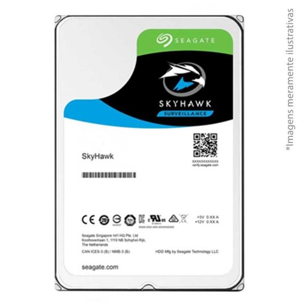 HD 1TB Seagate Surveillance SkyHawk Interno 3.5 SATA3 (ST1000VX005) - Discos Rígidos para Vigilância
