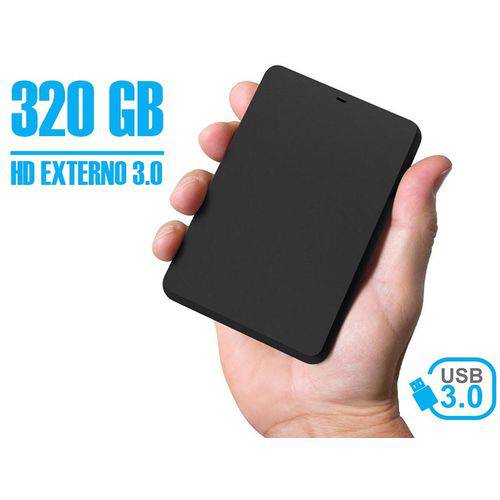 HD Externo 320 Gb de Bolso USB 3.0 YessTech
