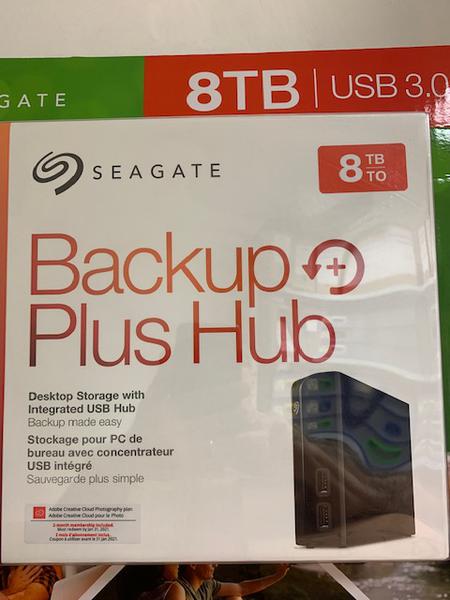 HD Externo 8TB Backup Plus Hub Seagate STEL8000401