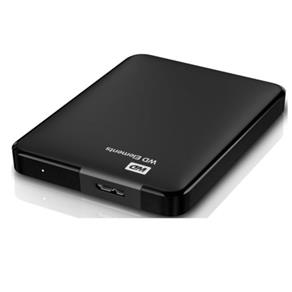 HD Externo Portátil - 1.000GB (1TB) / USB 3.0 - Western Digital Elements - Preto - WDBUZG0010BBK