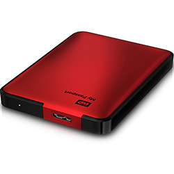 HD Externo Portátil 1TB WD My Passport USB 3.0 Vermelho