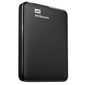 HD Externo Portátil 1TB Western Digital Elements USB 3.0 - Preto (WDBUZG0010BBK)