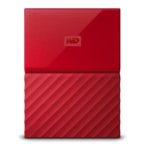 HD Externo Portátil WD My Passport 1TB USB 3.0 Vermelho