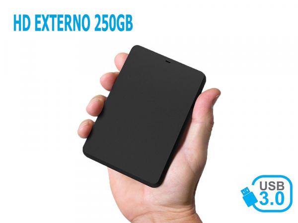 Hd Externo Portátil Y-Tech 250GB Usb 3.0
