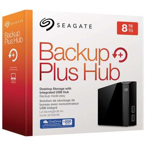 Hd Externo Seagate Backup Plus Hub 8tb Usb 3.0 Stel8000100