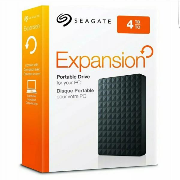 HD Externo Seagate Expansion 4TB Preto - STEA4000400