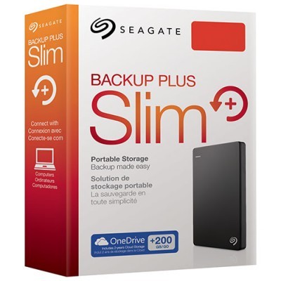 Hd Externo 2tb Seagate Backup Plus Slim Usb 3.0 - Seagate