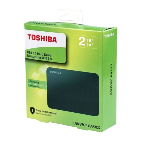 Hd Externo 2Tb Toshiba Portátil Canvio Basics Usb 3.0