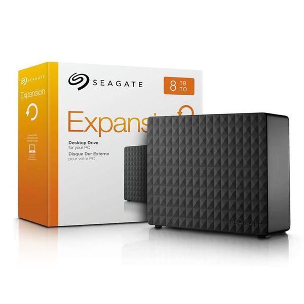 HD Externo 8TB Seagate Expansion - USB 3.0 - STEB8000100