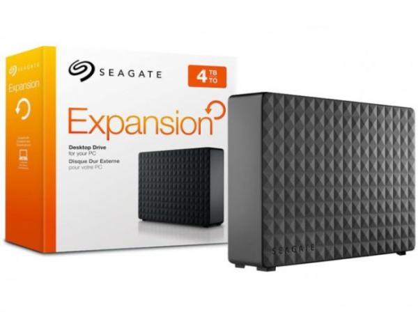 HD Seagate Externo Expansion 4TB USB 3.0 Preto