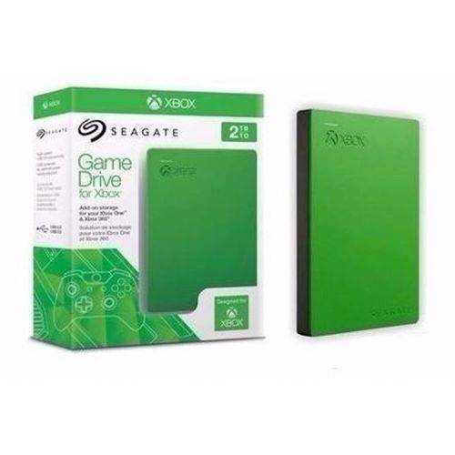 HD Seagate Externo Xbox Game Drive USB 3.0 2TB Verde