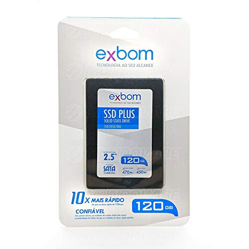HD SSD 120GB 2.5" SATA Exbom SSD-25SA120G