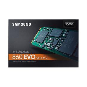HD SSD - 500GB SATA M.2 Samsung 860 Evo V-NAND MZ-N6E500BW 2292 - 50GB