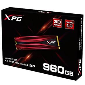 HD SSD ADATA M.2 XPG Gammix S11 960GB PCI-e 3.0 X4 | AGAMMIXS11-960GT-C 2485