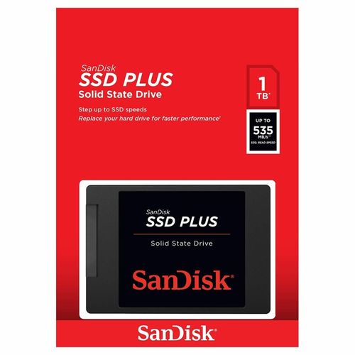 Tudo sobre 'HD SSD Sandisk 1TB Sata 3 Plus 535-450 Mb/s | SDSSDA-1T00-G26 2688'