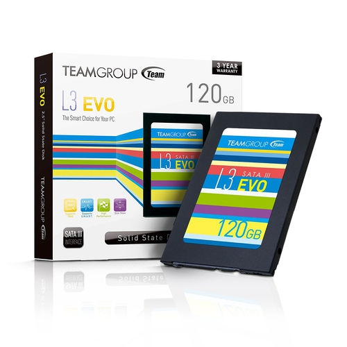 HD SSD / Team Group Evo / T253LE120GTC101 / 2.5 / Sata 3 / 120GB