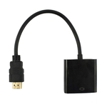 HDMI para adaptador VGA macho para adaptador conversor famale 1080p