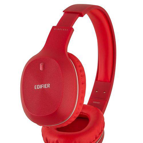 Headphone Bluetooth 4.0 Edifier - Cabo P2 Removível, com Microfone - W800BT Vermelho