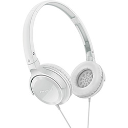 Headphone Dobrável Pioneer Branco SE-MJ502-W