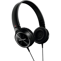 Headphone Dobrável Pioneer Preto - SE-MJ522-K