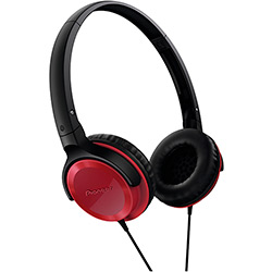 Headphone Dobrável Pioneer Vermelho SE-MJ502-R
