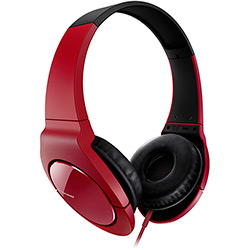 Headphone Dobrável Pioneer Vermelho - SE-MJ721-R