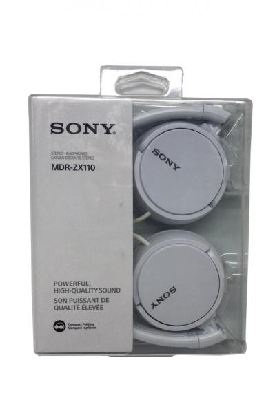 Headphone Dobrável, Sony MDR-ZX110, Branco