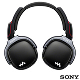 Headphone 3 em 1 com MP3, 4GB Integrado, Alto Falante Externo Preto Sony - NWZ-WH303