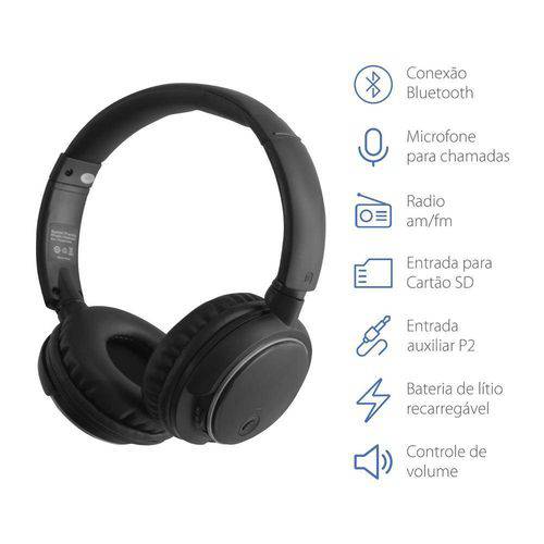 Headphone Fone de Ouvido Bluetooth Msx para Alcatel M Pop