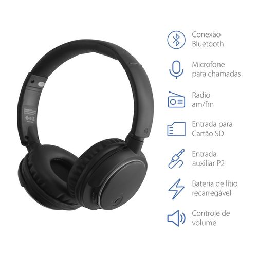 Headphone Fone de Ouvido Bluetooth Msx para Alcatel Hero 2c